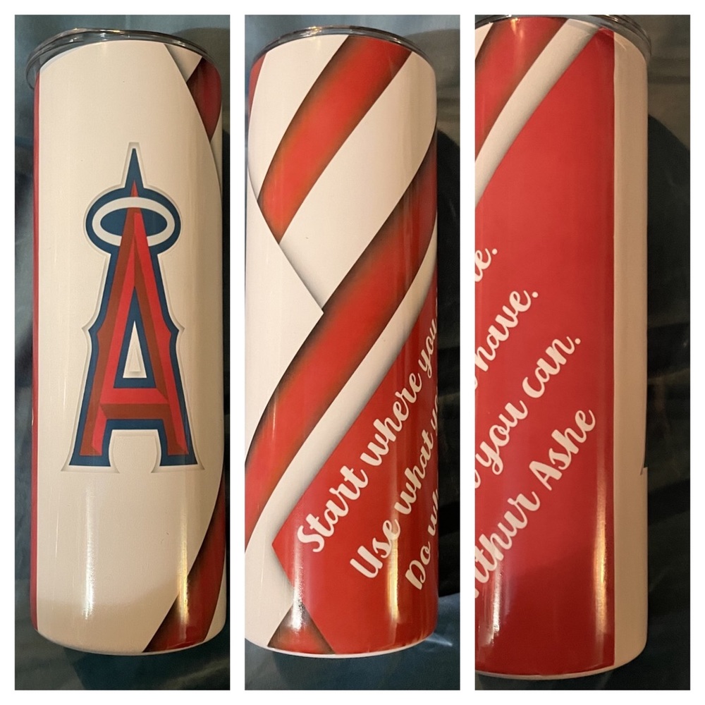 Angels MLB 20oz straight tumbler